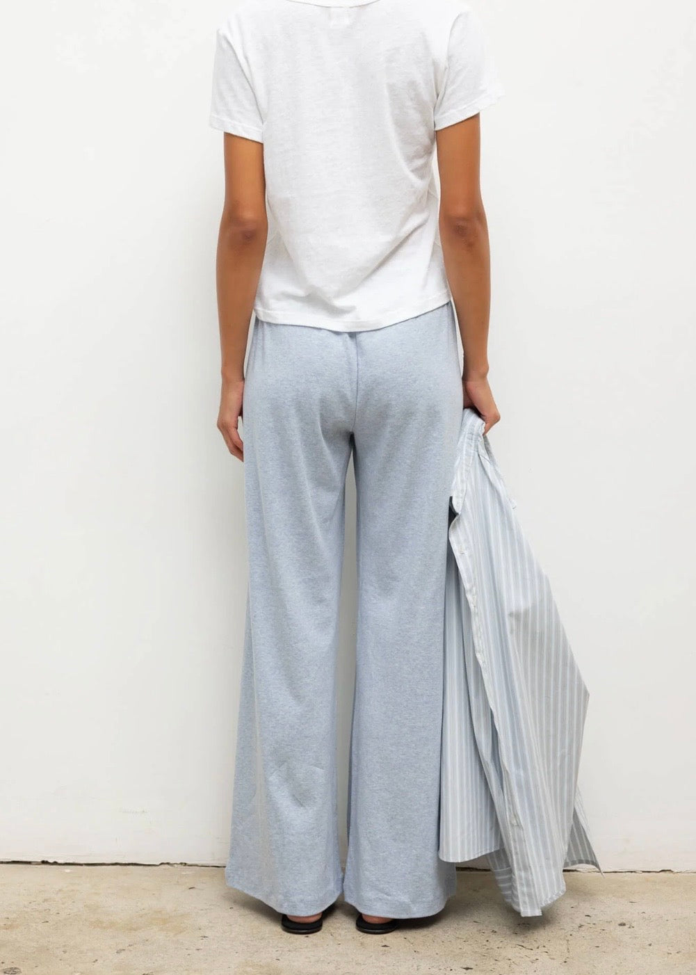 Nando Lounge Pant - Ciel Melange