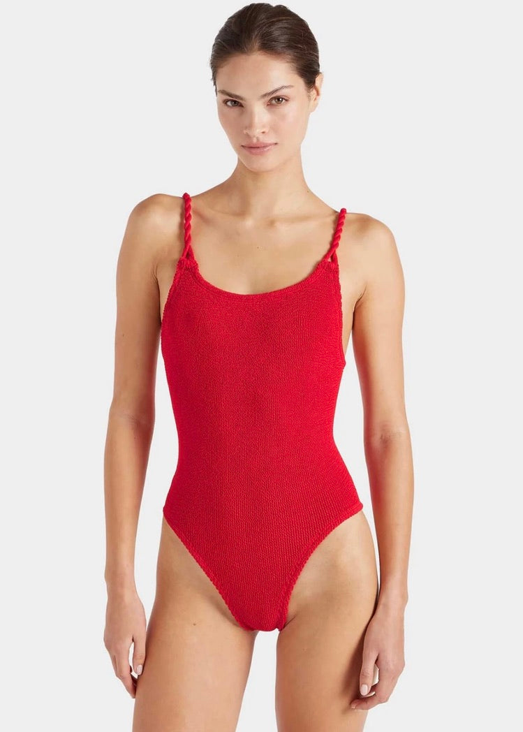 Camille 1 Piece Swimsuit - Red