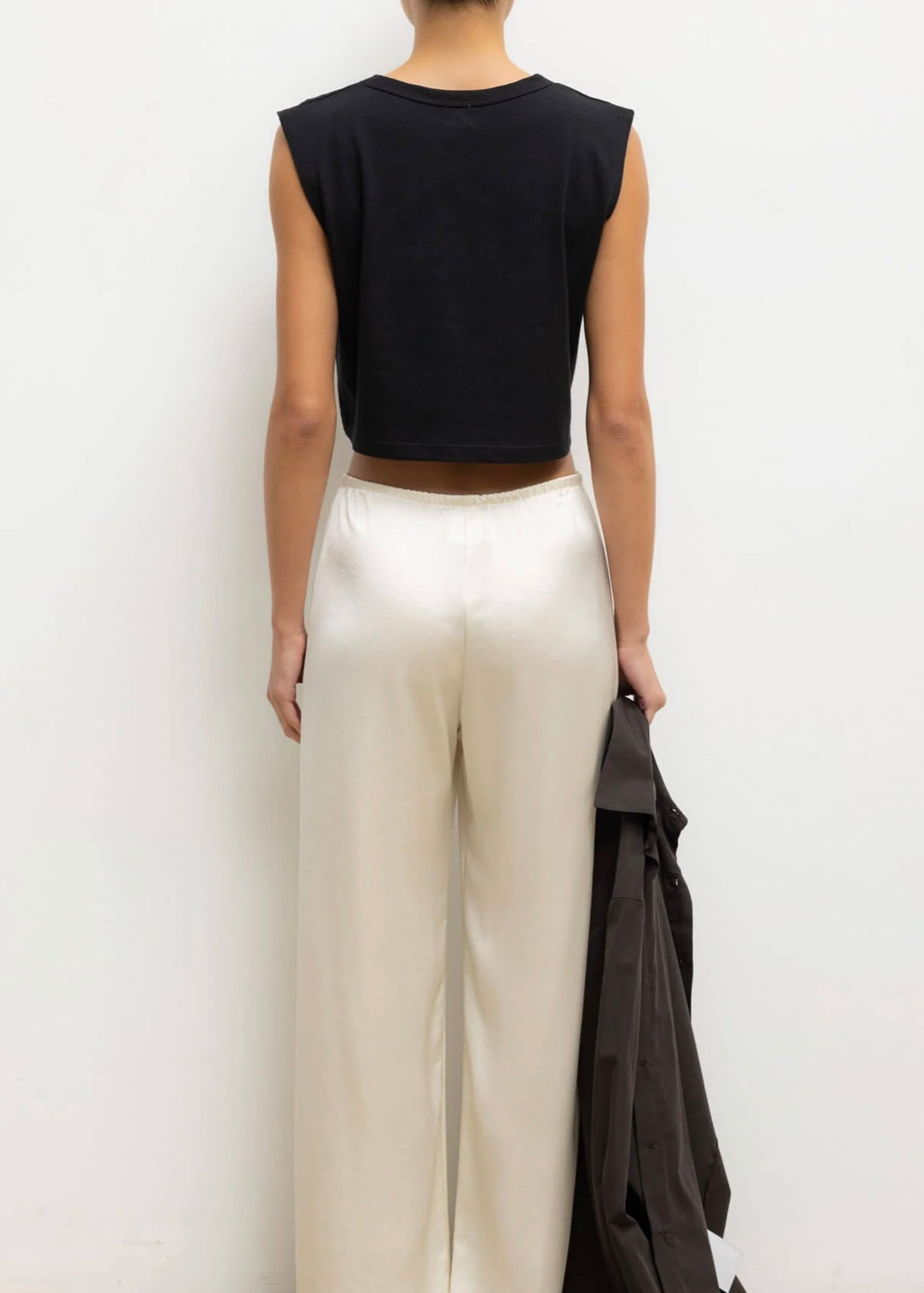 Barb Wide Leg Pant - Creme