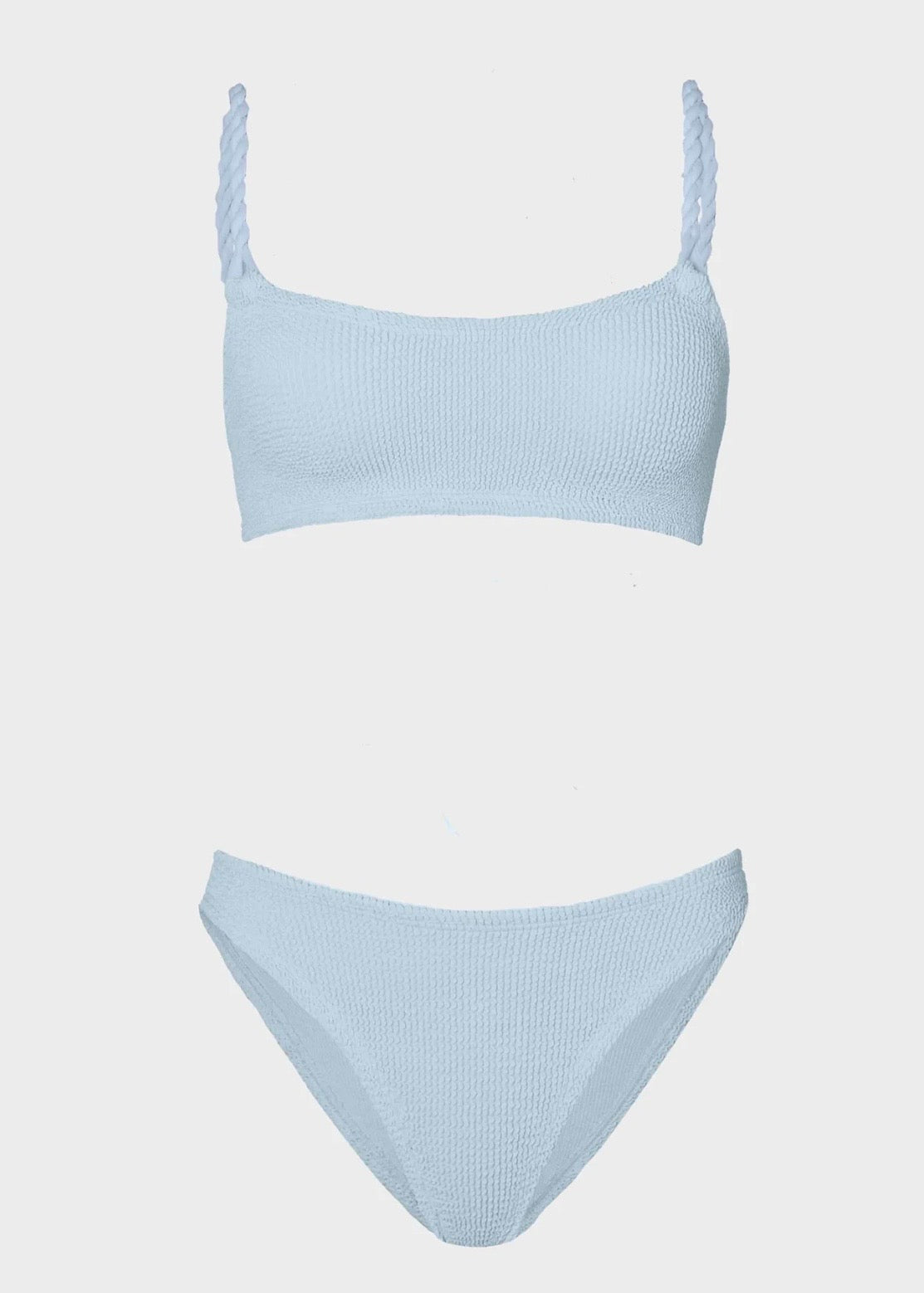Phoebe Bikini - Metallic Ice Blue