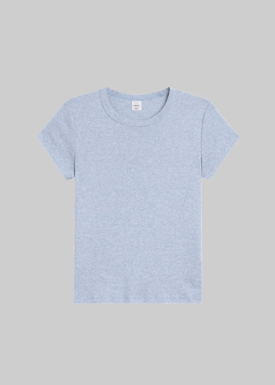 Nando Slim Fit Tee - Ciel Melange