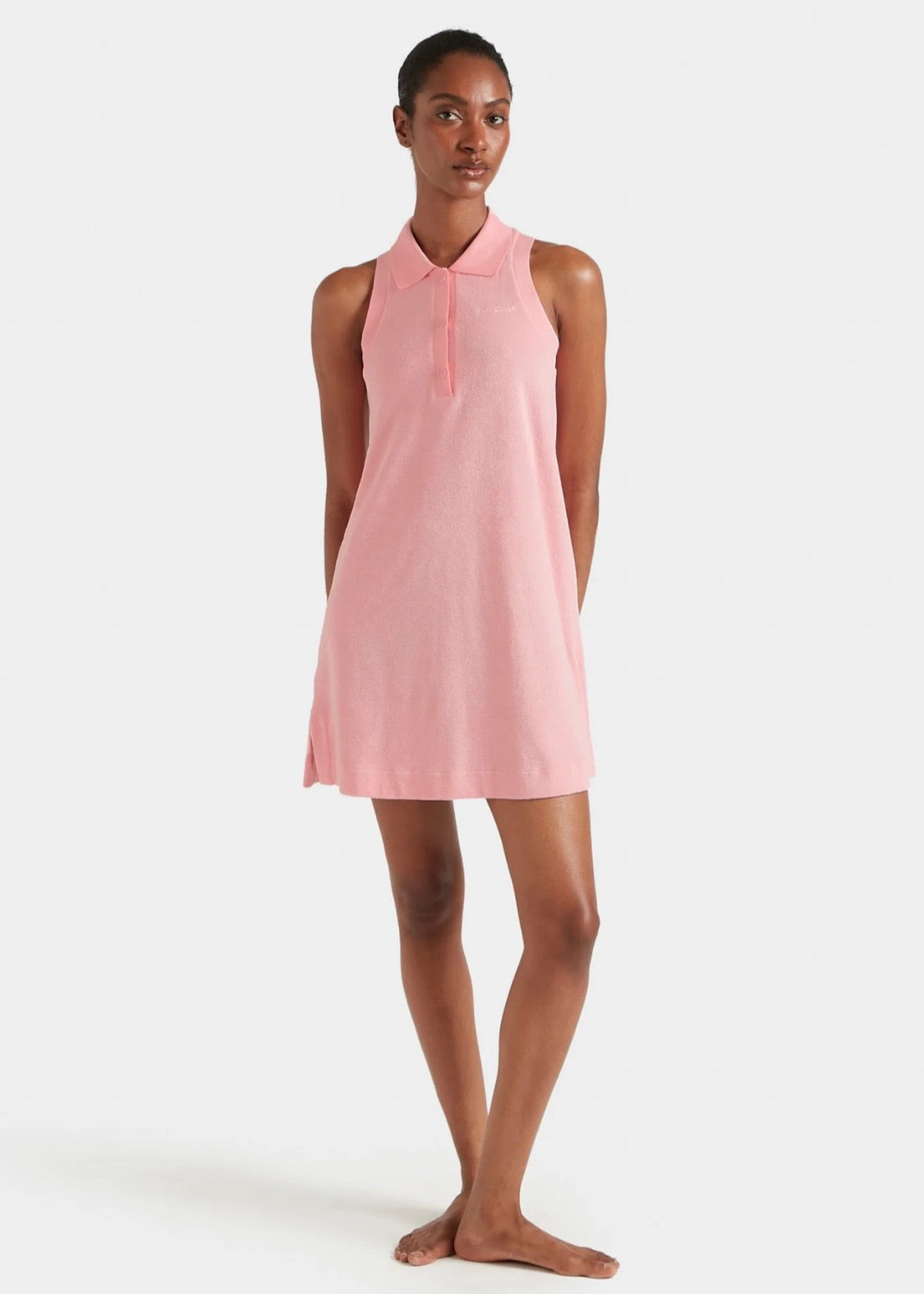 Terry Resort Dress - Pink