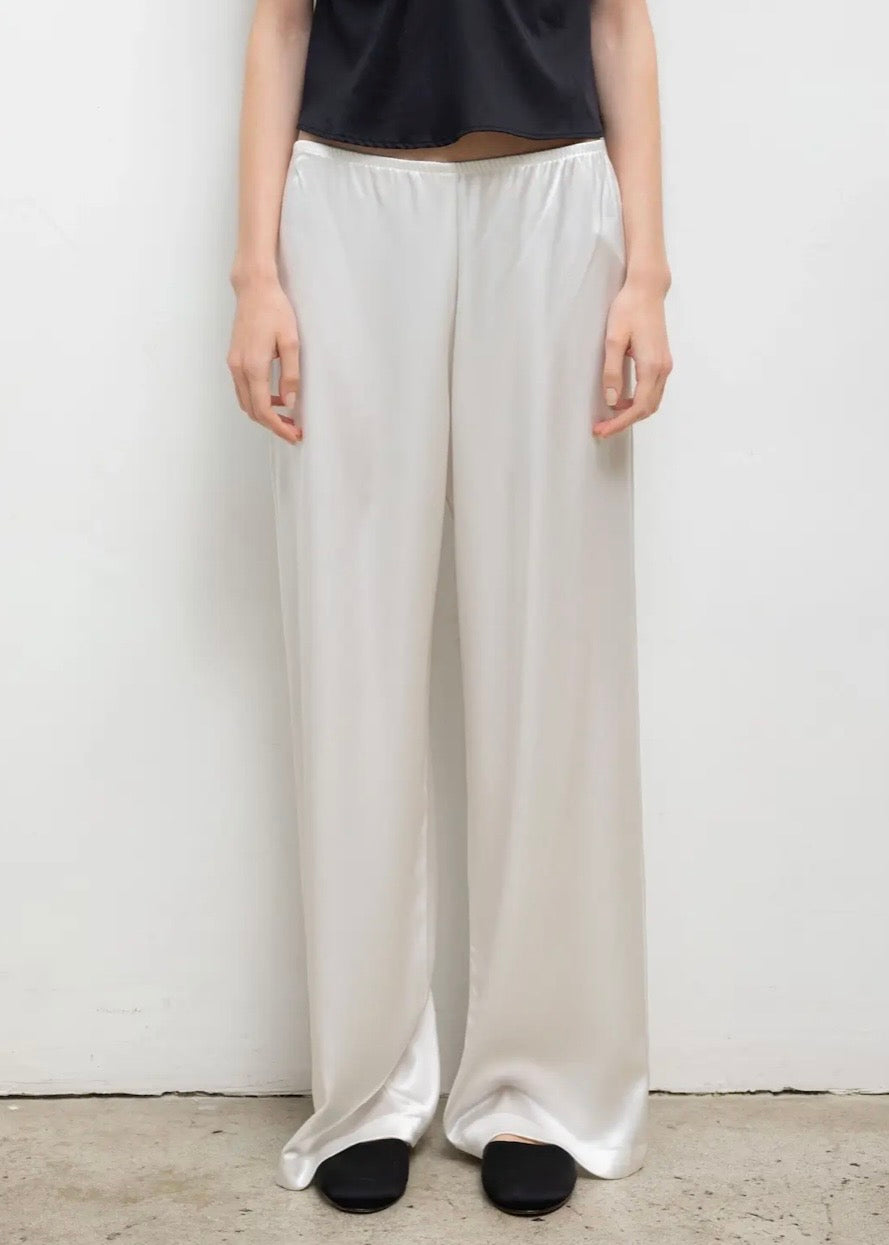 Barb Wide Leg Pant - Optic White