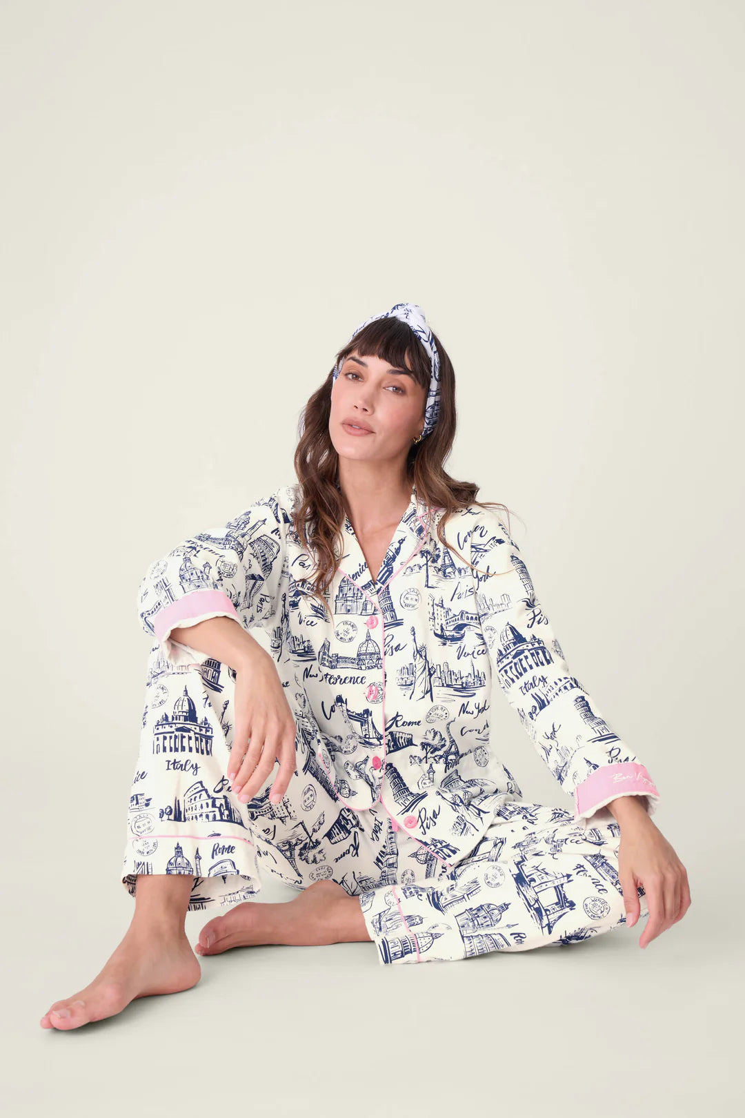Flannel PJ Set - Bon Voyage