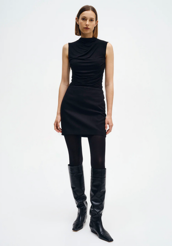 Sleeveless Twist Top - Black