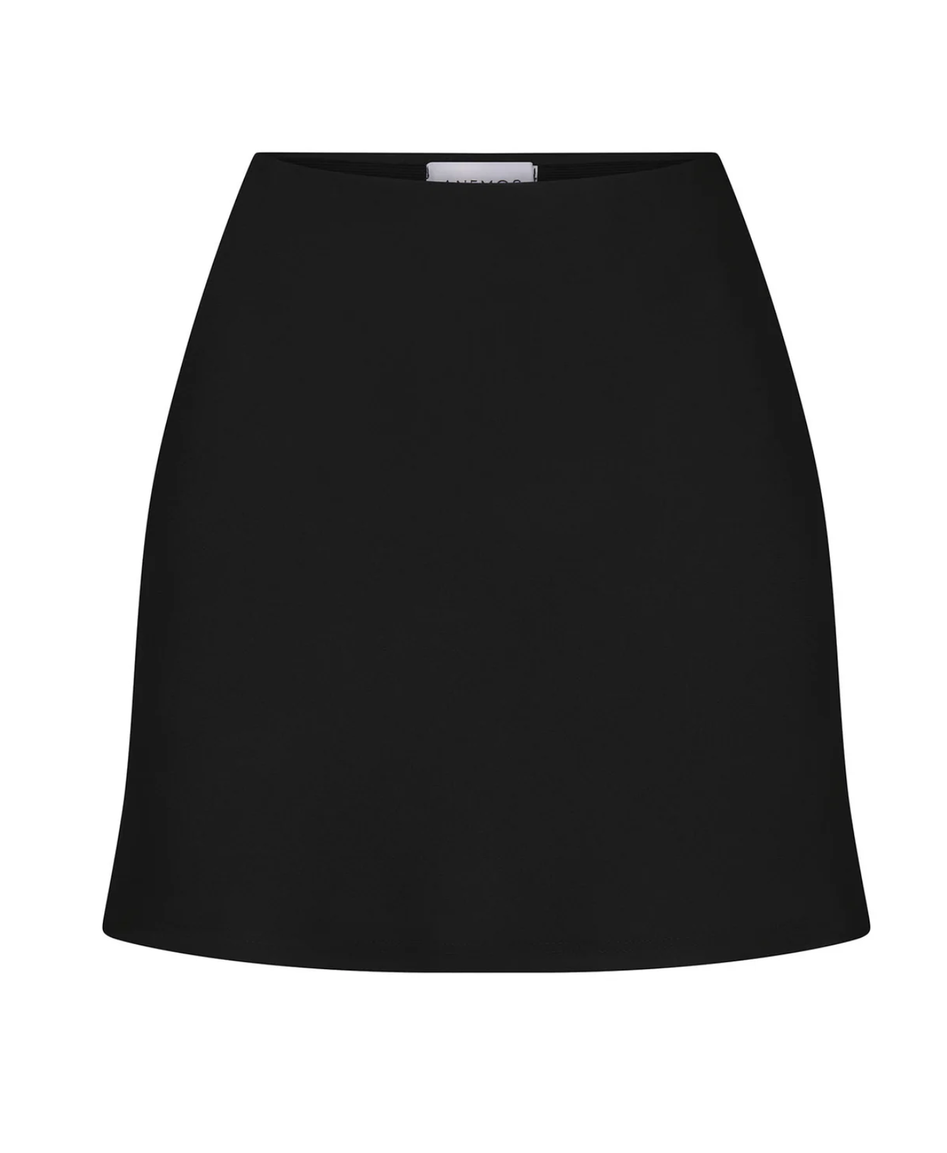 Bias Cut Mini Skirt - Black