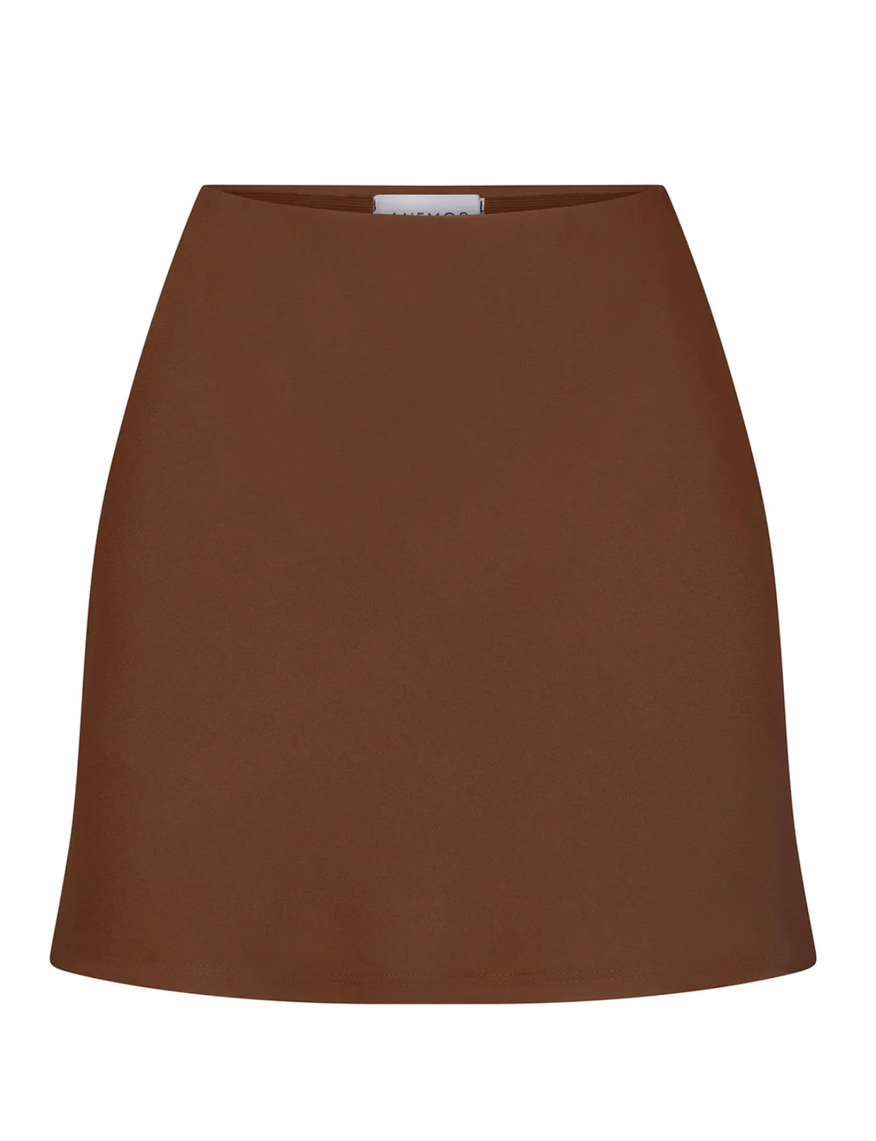 Bias Cut Mini Skirt - Tawny