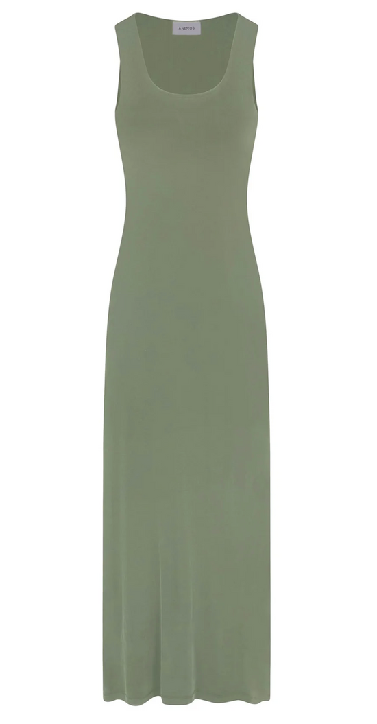 Hume Maxi Tank Dress - Sage