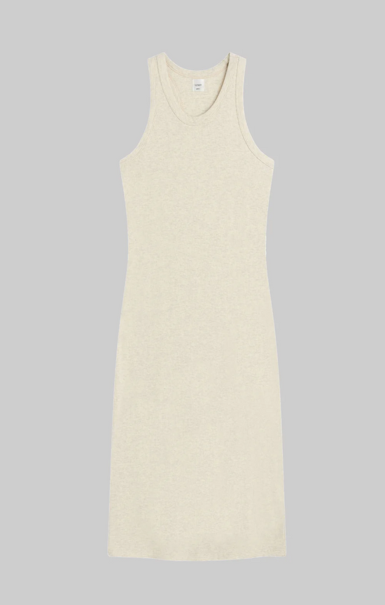 The Kelly Racerback Midi Dress - Oatmeal