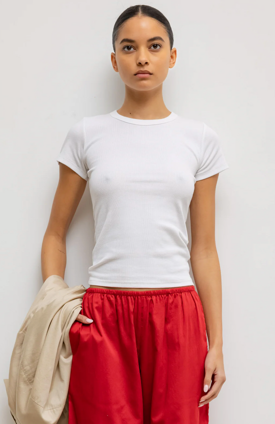 The Kelly Slim Fit Tee - White