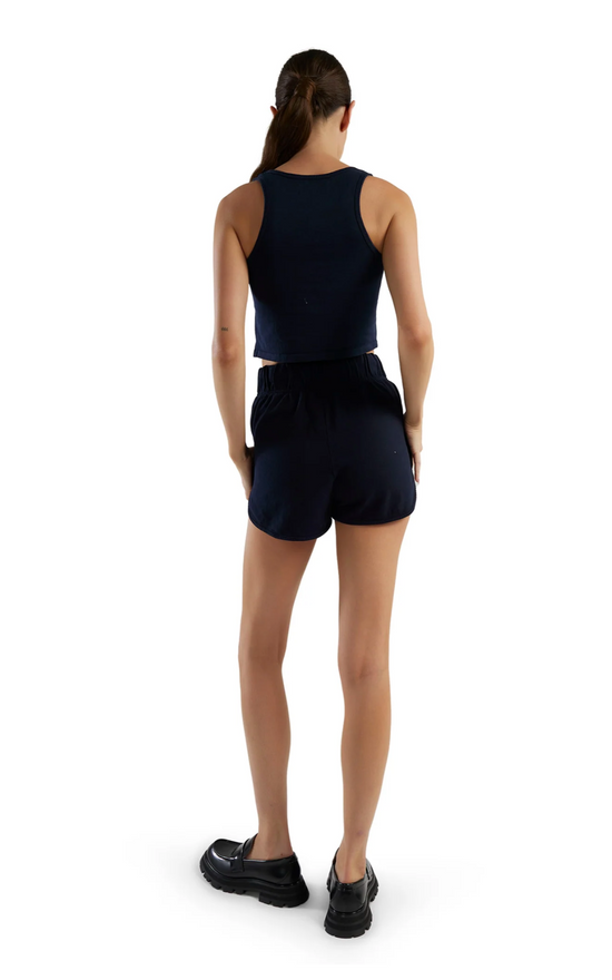 Kerry Crop Tank - Navy