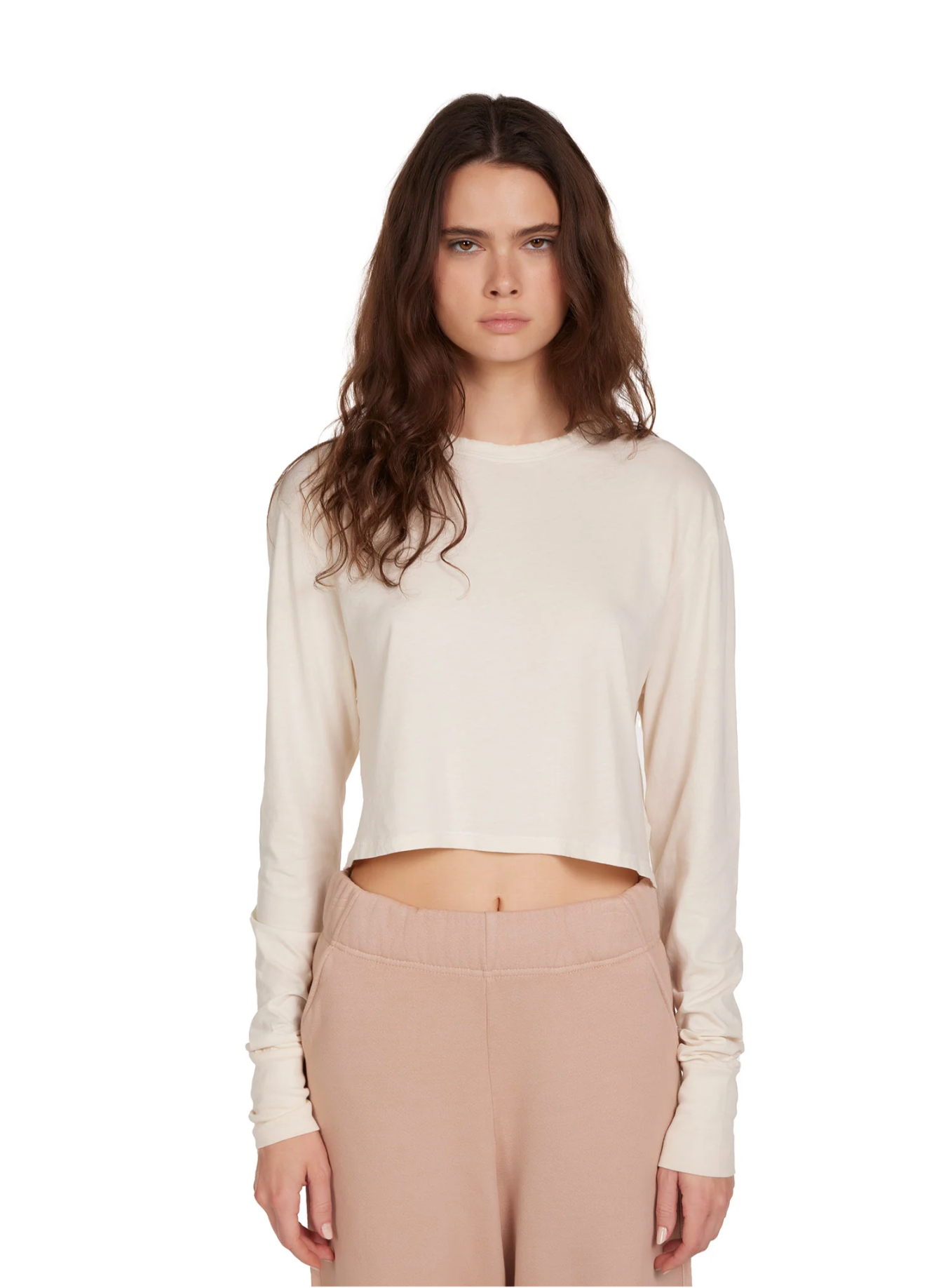 Mert Long Sleeve Tee - Ivory