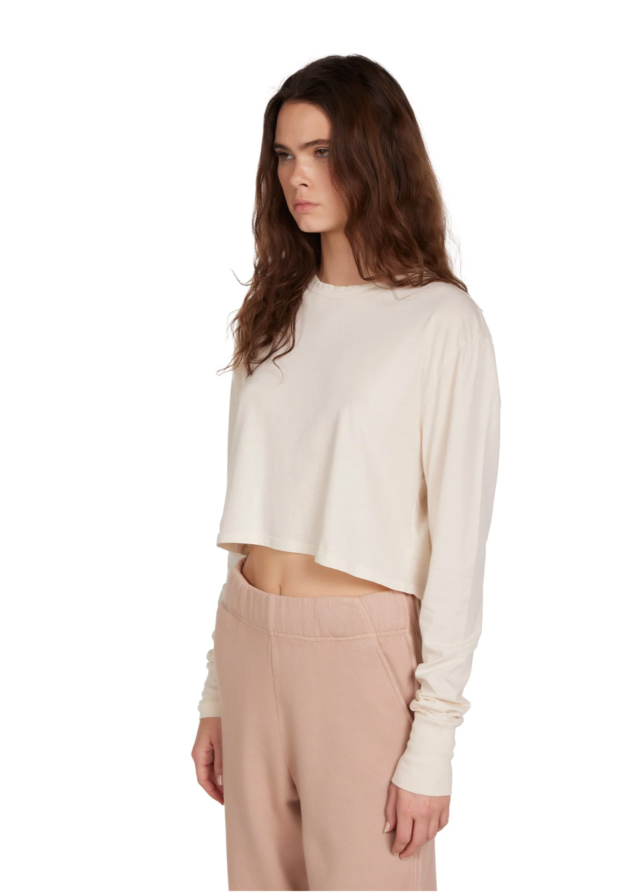 Mert Long Sleeve Tee - Ivory