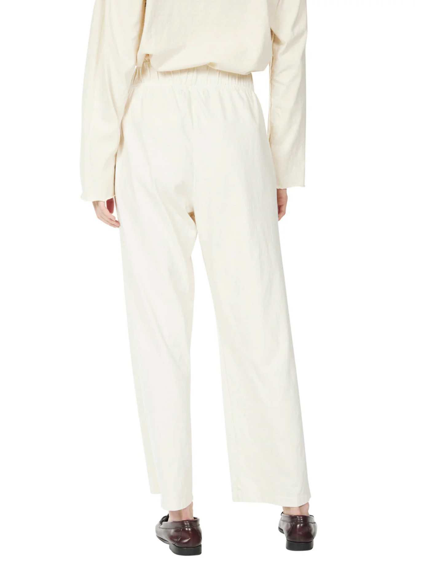 Penny Pleat Front Pant - Ivory