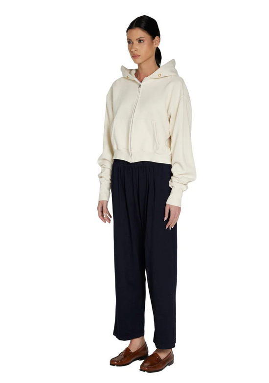 Penny Pleat Front Pant - Navy