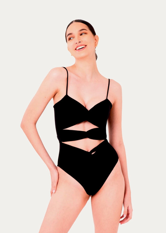 Load image into Gallery viewer, Ischia Swimsuit - Black
